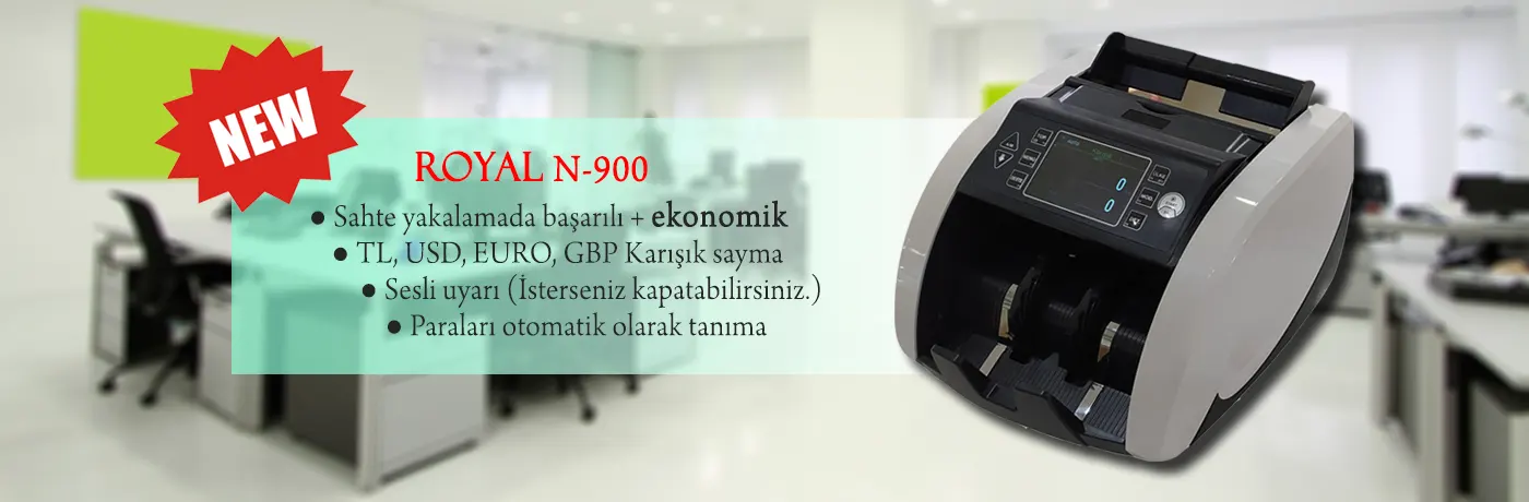 Royal N-900 Kağıt Para Sayma Makinesi